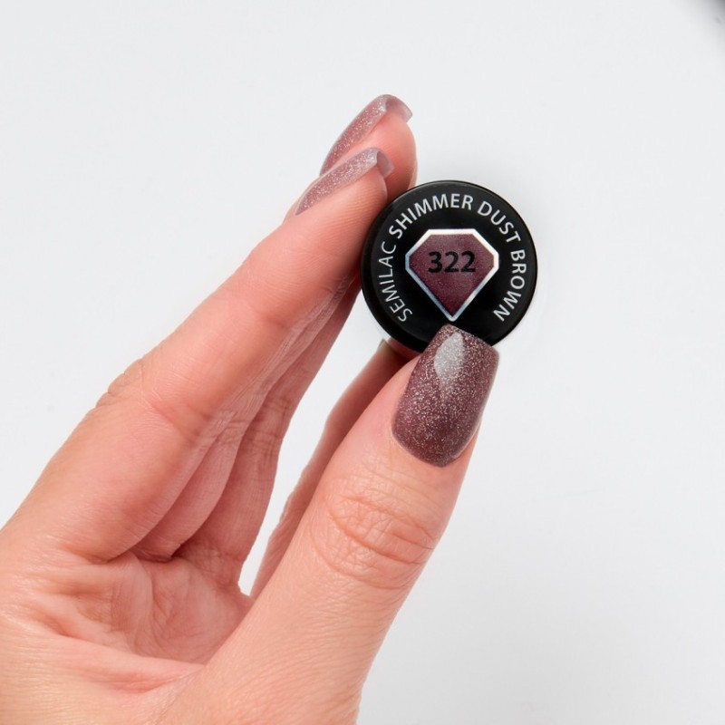 322 Shimmer Dust Brown 7ml