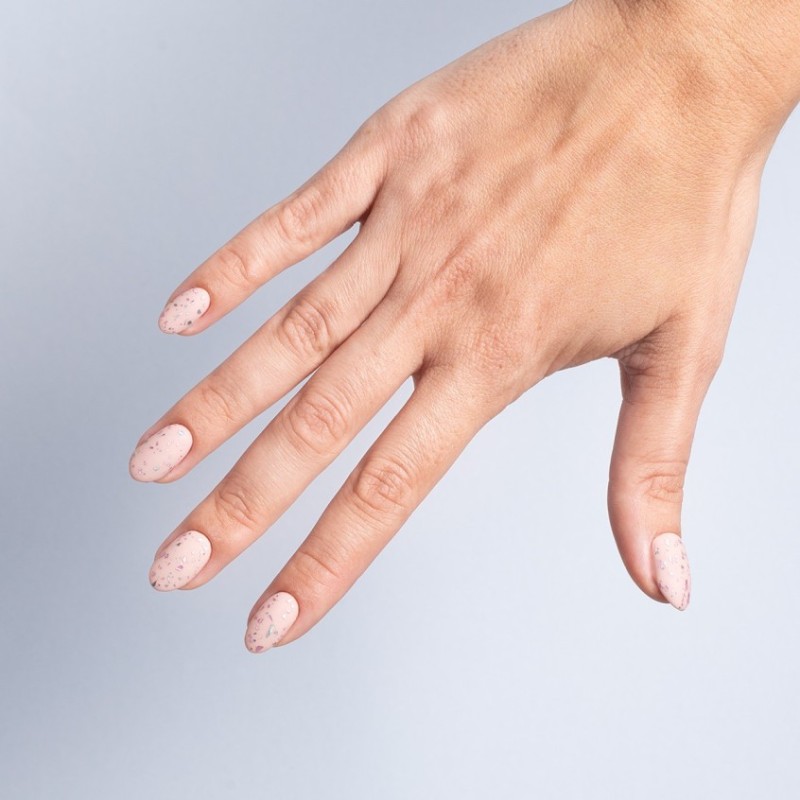 T23 Semilac Top mat Flower Flakes 7 ml